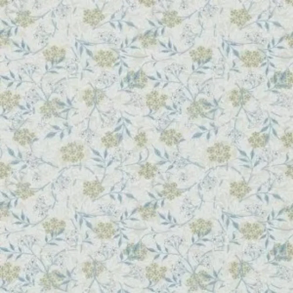 NEW Morris & Co Jasmine Wallpaper Ecru/Woad 214724 Anthropologie